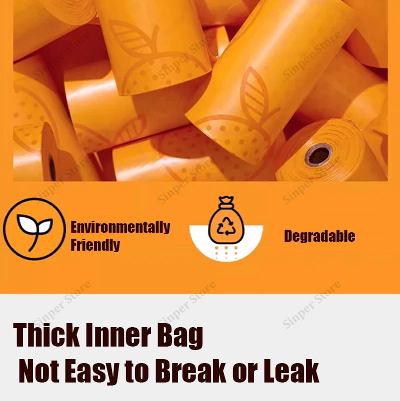 Dog Poop Bag Holder for Leash Dogs Waste Bag Dispenser with Elastic Loop Protable Lightweight Plastic Holders for Pet Dogs
