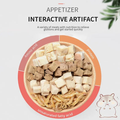 Hamster Snacks Freeze-dried Chicken Breast Freeze-dried Cat Dog Nutritional Snacks Wholesale High Protein Pet Snacks