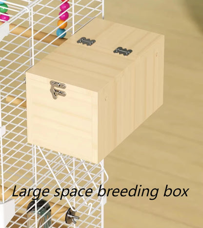 Parrot Cage Large Space Luxury Iron Household Bird Cage Desktop Myna Thrush Cockatiel Nest Home Decorative Parrot Cages House