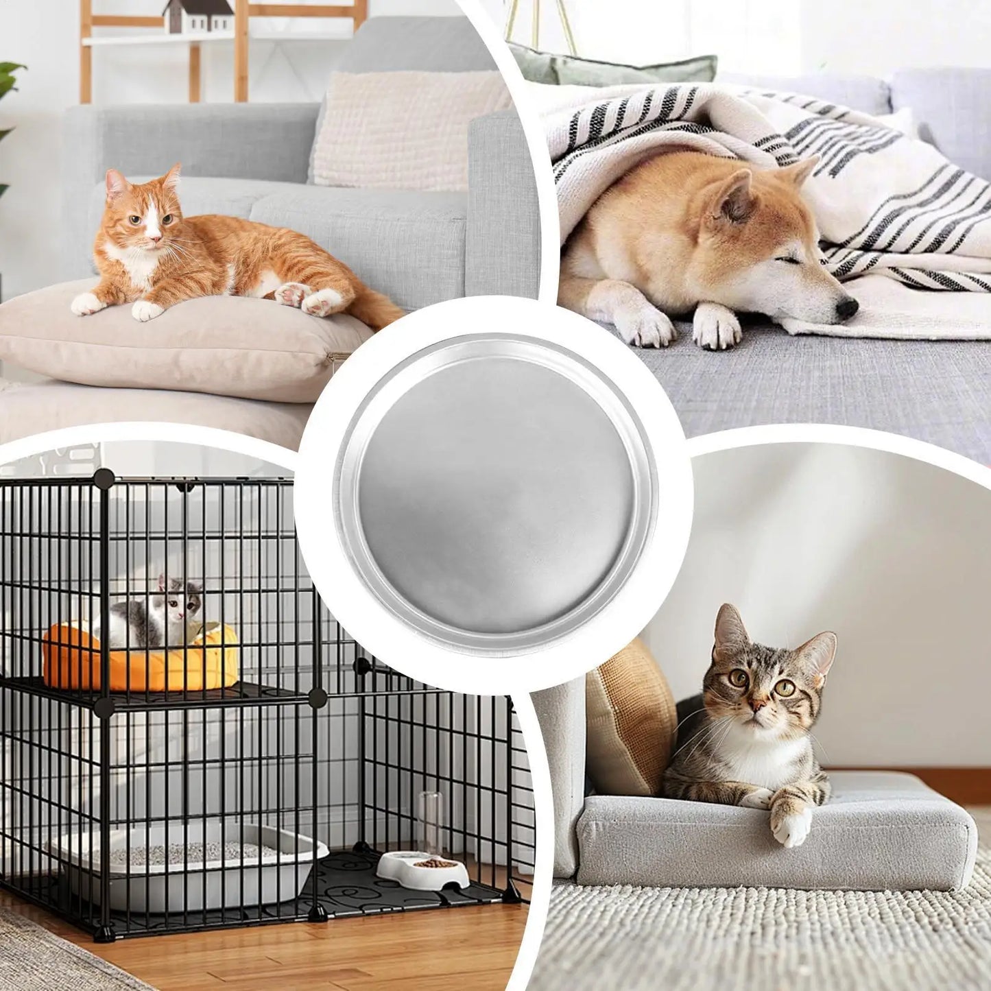 Aluminum pet cooling bed Say goodbye to the hot weather Strong and scratch-resistant tear-resistant durable pet bed supplies
