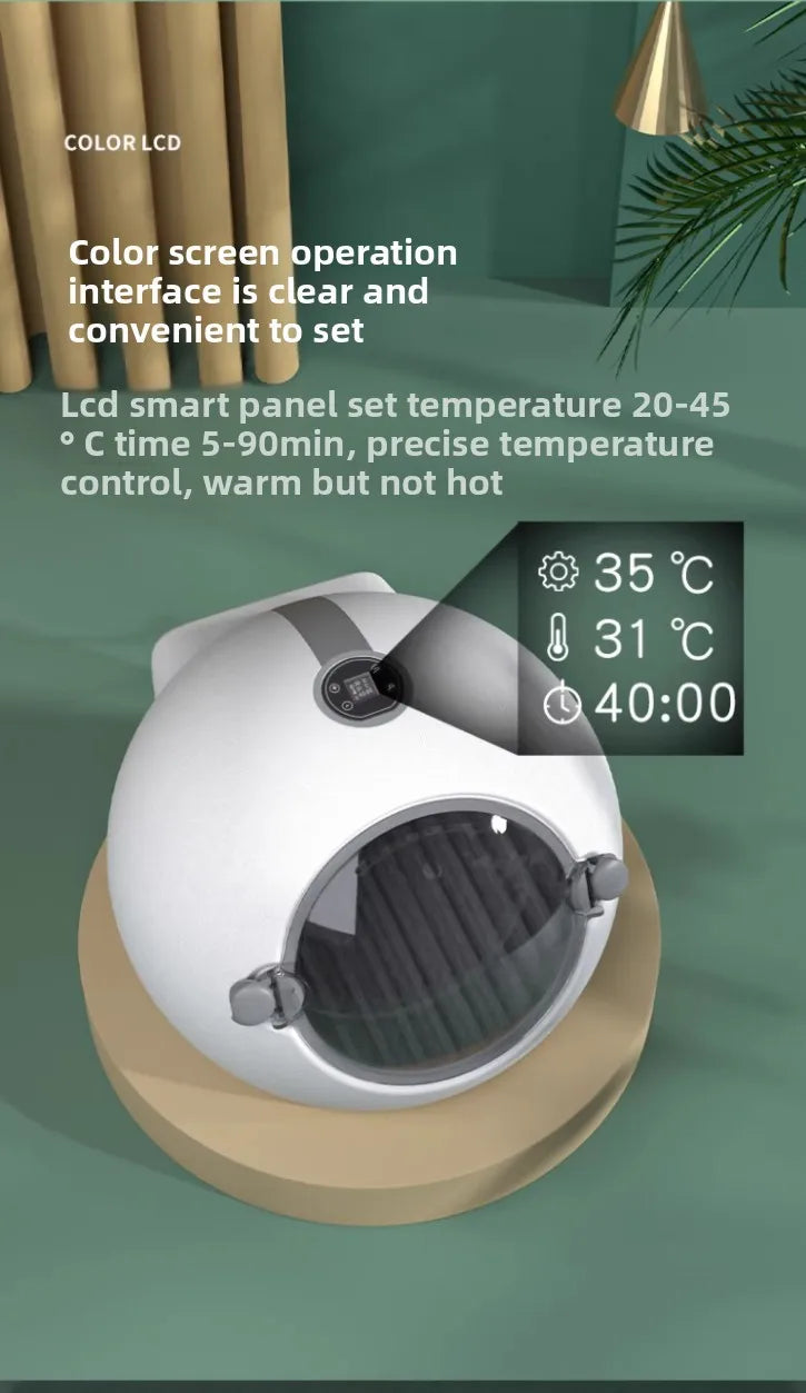 Pet drying box Automatic cat dryer Household small dog cat bath blowing water artifact，Cat, dog,pet dogs dryer,cat dog supplies