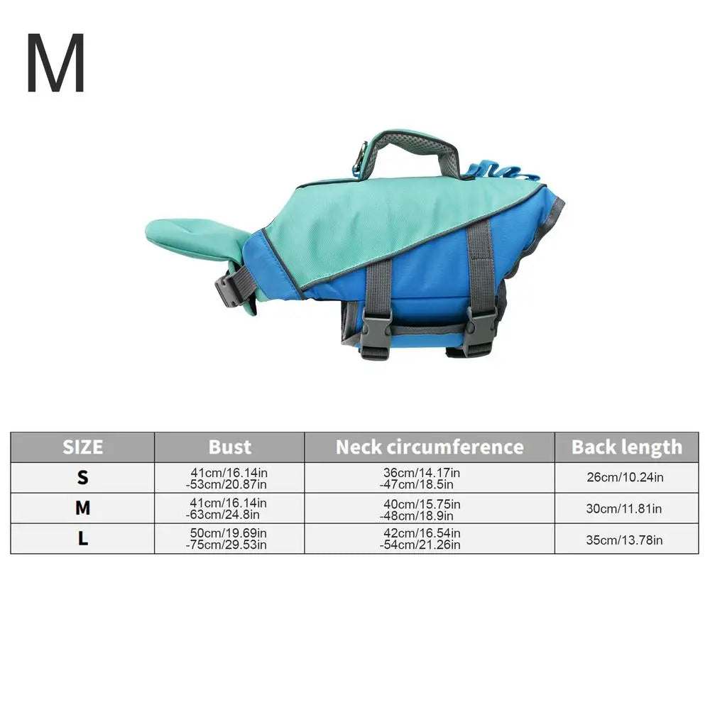 Dog Life Vest Floating Reflective Anti Choking Protective Puppy Life Jacket Swim Vest For Small Large Breed Outdoor Camping Pool