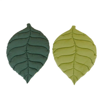 Cat Bed Mat Leafs Shape Pet Blanket Soft Puppy Sleeping Pad Washable Non-Slip Room Decor Floor Rug For Dogs Cats Pet Supplies