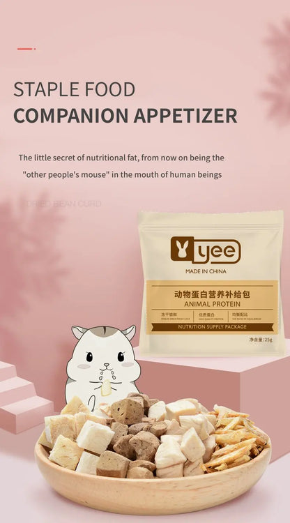 Hamster Snacks Freeze-dried Chicken Breast Freeze-dried Cat Dog Nutritional Snacks Wholesale High Protein Pet Snacks