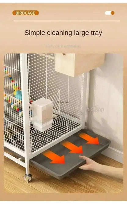Villa Cage Large Breeding Bird Bird Tiger Skin Parrot Cage Xuan Phoenix Parrot Cage Hachiko Luxury Large Special