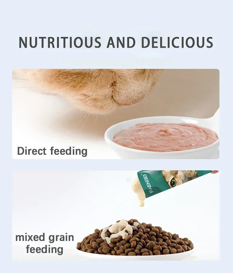 45-Piece Value Pack Cat SticksCat Snacks with Nutrients for Weight GainMoist Food Suitable for Adult KittenHydrating Meat Sticks