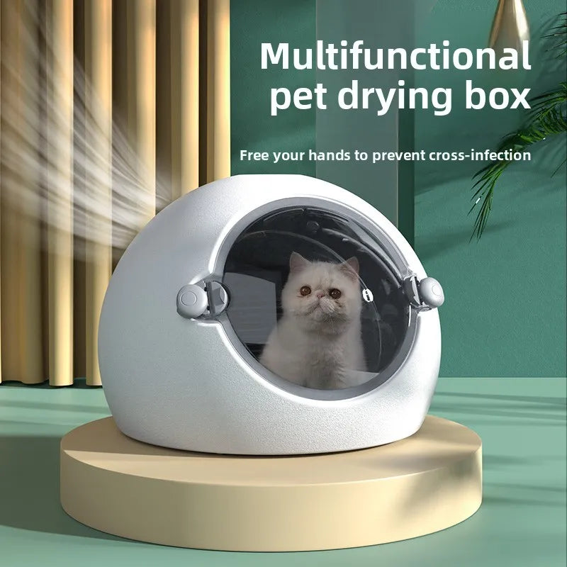 Pet drying box Automatic cat dryer Household small dog cat bath blowing water artifact，Cat, dog,pet dogs dryer,cat dog supplies