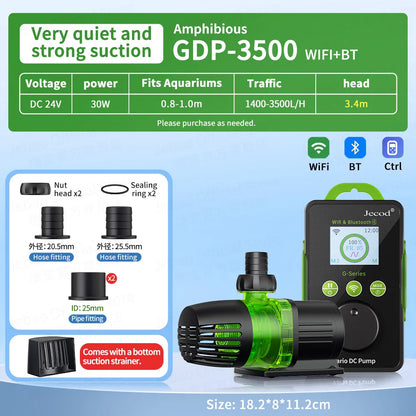 Jebao Jecod GDP Series Fish tank Smart Pump with WiFi BT for Freshwater And Saltwater Aquariums