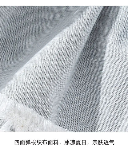 Blue Maid Skirt Kitten Dress Thin Breathable Pet British Short Silver Summer Clothes Cat Dress