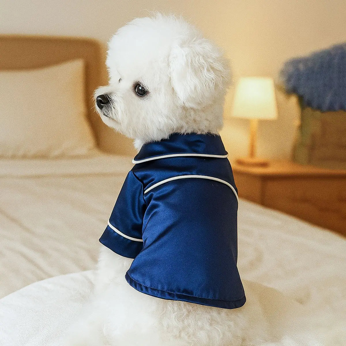 Soft Silk Pet Pajamas Cozy Home Sleepwear For Small Dogs & Cats Shirt Clothes 2026 Summer New