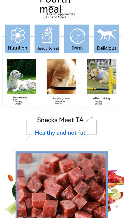Pet snacks dog food beef grains 430g dog training snacks dog beef grains teddy snacks chicken grains