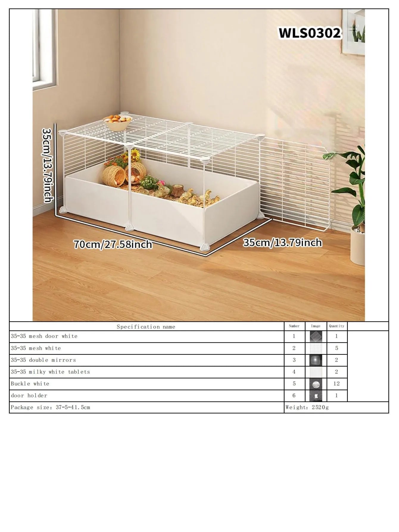 Hamster Cage for Home Use, Luxury Villa for Golden Hamsters, Small Chicken Breeding Observation Cage, Empty Cage