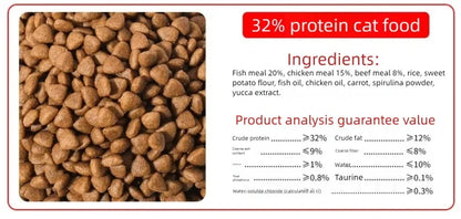 Cat food manufacturers into cats kittens universal fresh meat without grain full price bulk cat staple food 500g