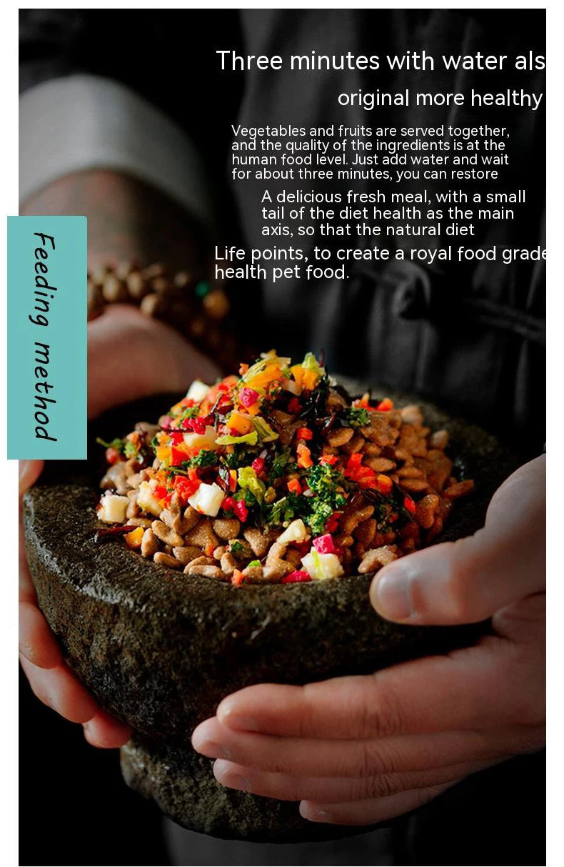 Pet snacks fruits and vegetables dried vegetables dog food mate mixed dehydrated freeze dried nutritious food