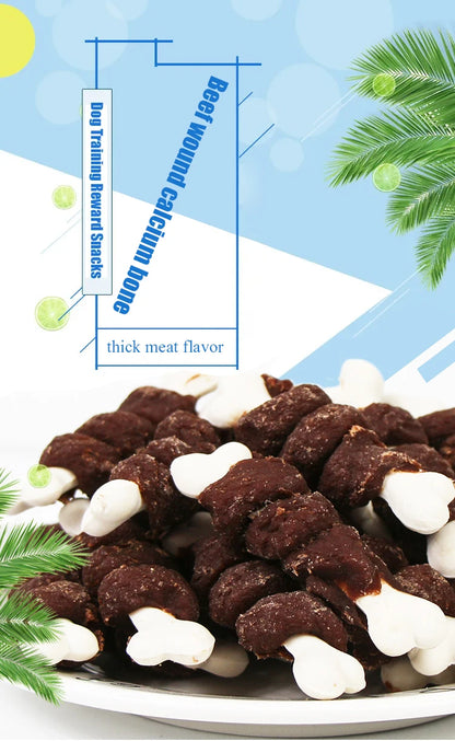 Dog snacks beef tooth cleaning bone wound calcium bone dog grinding stick dog chewing gum pet food