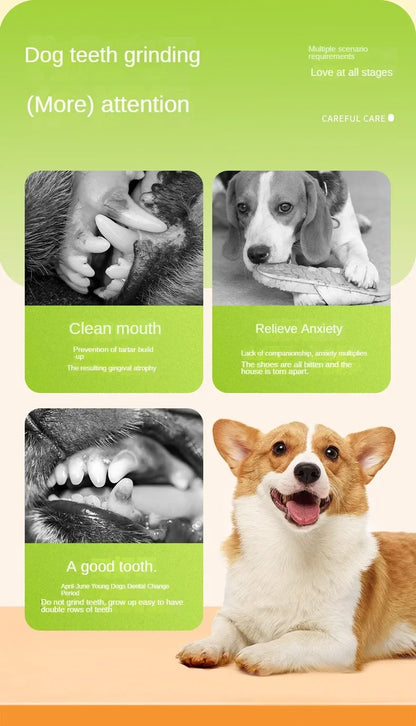 Dog Snacks Lnteractive Rewards Dog Kraft Chicken and Duck Donuts Pet Teething Stick Puppy Chewing Training Snacks Bite Resistant