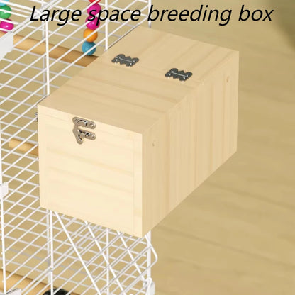 Parrot Cage Large Space Luxury Iron Household Bird Cage Desktop Myna Thrush Cockatiel Nest Home Decorative Parrot Cages House