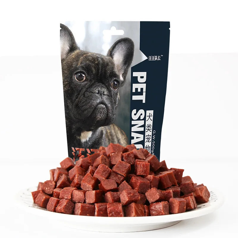 Pet snacks dog food beef grains 430g dog training snacks dog beef grains teddy snacks chicken grains