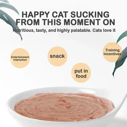 45-Piece Value Pack Cat SticksCat Snacks with Nutrients for Weight GainMoist Food Suitable for Adult KittenHydrating Meat Sticks
