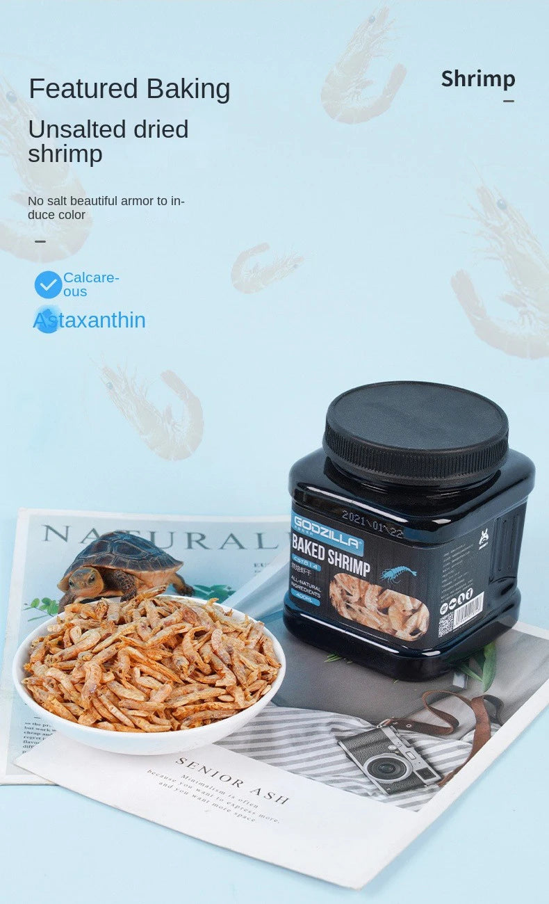 Thrushcross Turtle Snacks Freshwater Small Fish Dried Shrimp Dried Hamster Bread Worm Dried Hamster Snacks