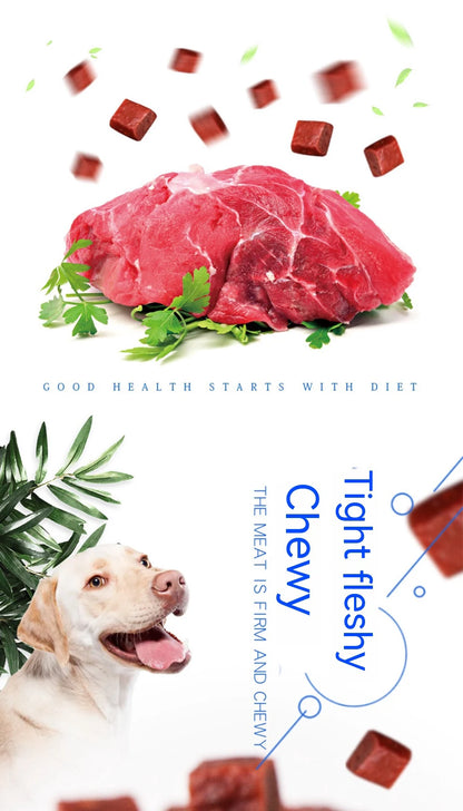 Pet snacks dog food beef grains 430g dog training snacks dog beef grains teddy snacks chicken grains