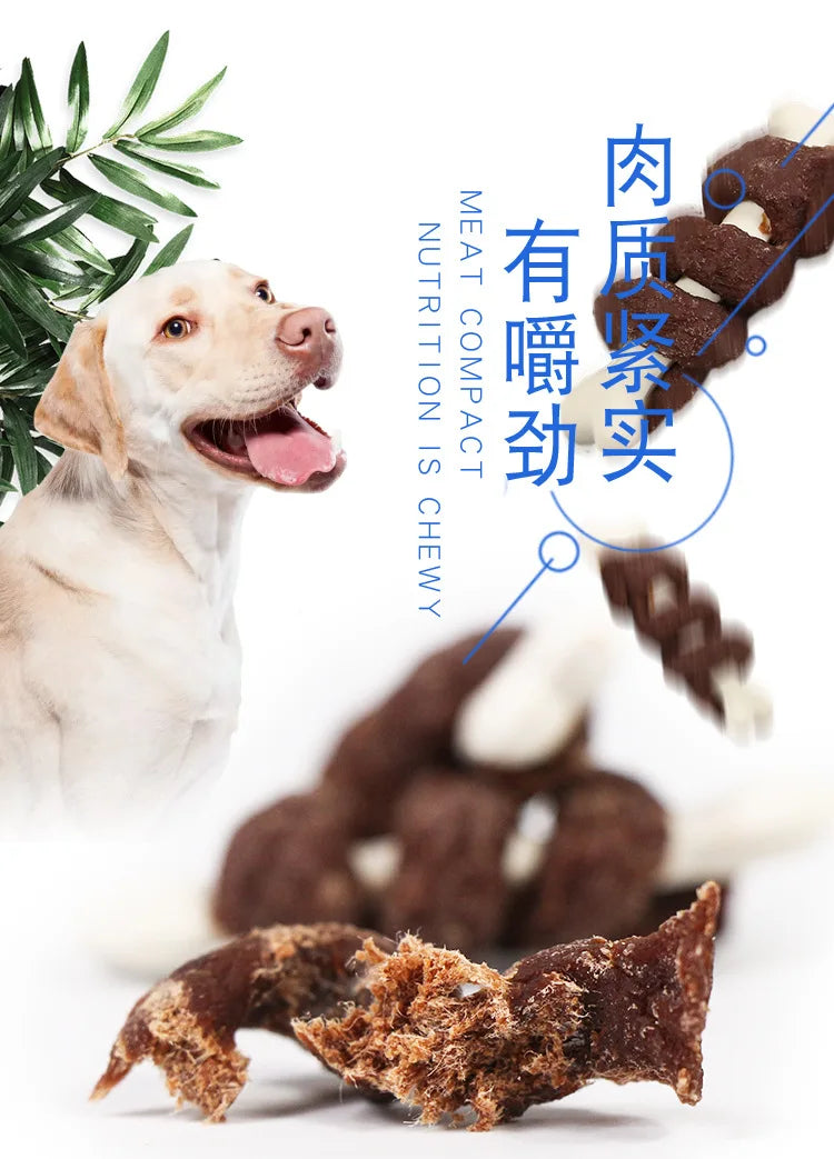 Dog snacks beef tooth cleaning bone wound calcium bone dog grinding stick dog chewing gum pet food