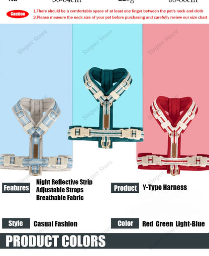 Adjustable Dog Vest Harness Breathable No Pull Harness for Small, Medium Large Dogs Harness for Walking Jogging Easy Step-in