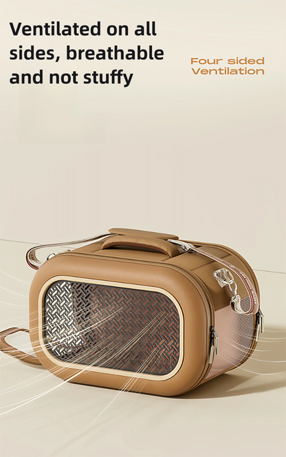 Cat bag, portable outdoor cat box, one shoulder crossbody, small cat space cabin, large capacity cat carrying bag, pet suitcase