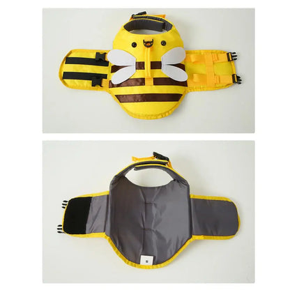 Dog Life Vests For Boating Ripstop Waterproof Dog Water Vest With Handle Adjustable Fashionable Dog Swimsuit With Quick-Release