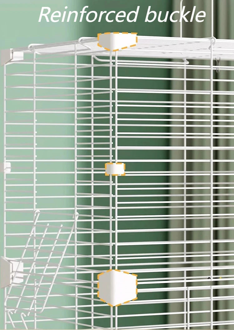 Parrot Cage Large Space Luxury Iron Household Bird Cage Desktop Myna Thrush Cockatiel Nest Home Decorative Parrot Cages House