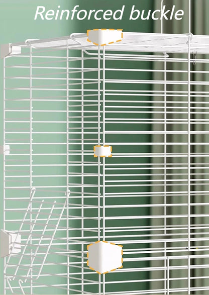 Parrot Cage Large Space Luxury Iron Household Bird Cage Desktop Myna Thrush Cockatiel Nest Home Decorative Parrot Cages House