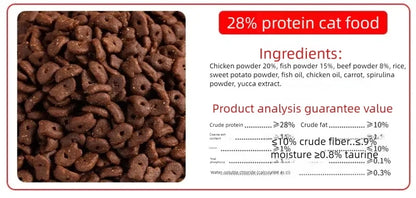 Cat food manufacturers into cats kittens universal fresh meat without grain full price bulk cat staple food 500g