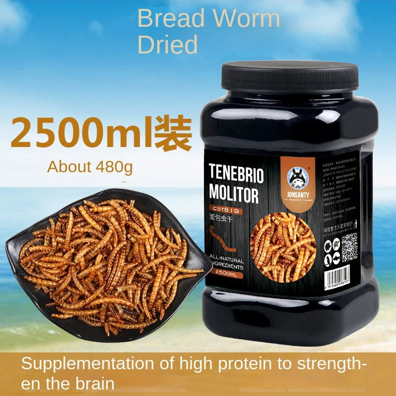 Thrushcross Turtle Snacks Freshwater Small Fish Dried Shrimp Dried Hamster Bread Worm Dried Hamster Snacks