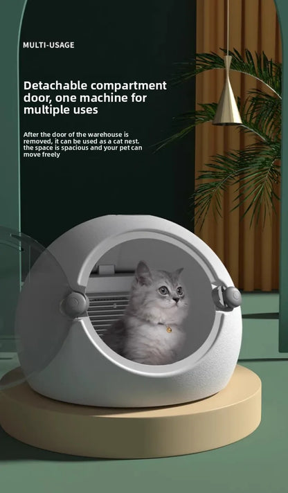 Pet drying box Automatic cat dryer Household small dog cat bath blowing water artifact，Cat, dog,pet dogs dryer,cat dog supplies