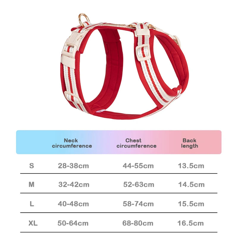 Adjustable Dog Vest Harness Breathable No Pull Harness for Small, Medium Large Dogs Harness for Walking Jogging Easy Step-in