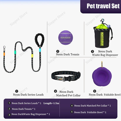 Cute Small Dog Collar Harness Leash Set Adjustable Dog Collars and Leashes Bowtie Breathable Soft Mesh Padded Dog Vest
