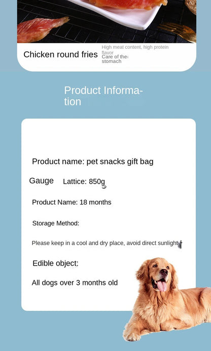 Pet snacks 110g dog snacks training rewards bite-resistant teeth grinding stick chicken breast beef strips
