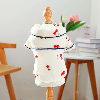 Soft Silk Pet Pajamas Cozy Home Sleepwear For Small Dogs & Cats Shirt Clothes 2026 Summer New