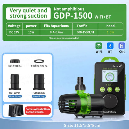 Jebao Jecod GDP Series Fish tank Smart Pump with WiFi BT for Freshwater And Saltwater Aquariums
