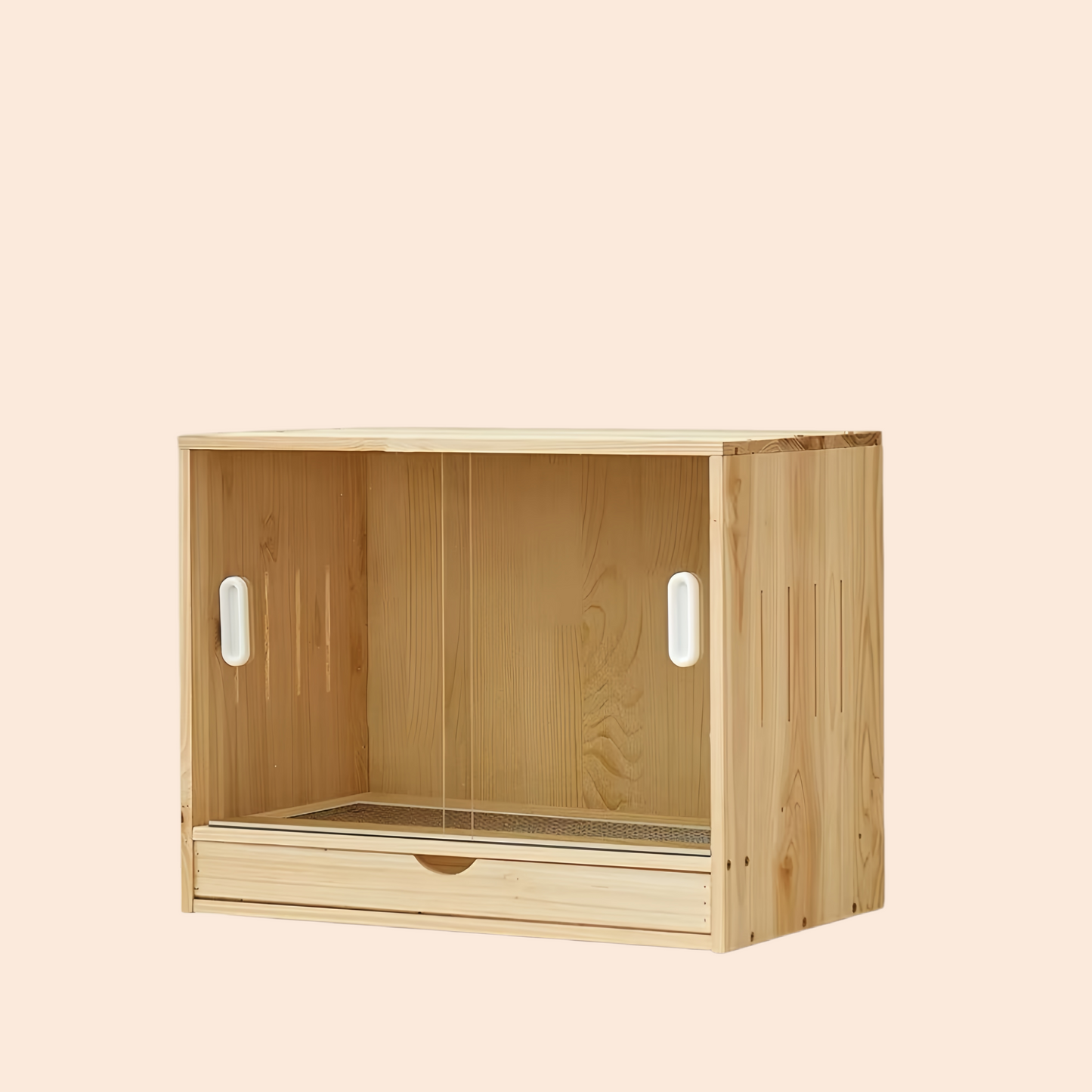 Wooden Bird Cage Parrot Pigeon Birds House with Drawers Ventilate Large Space Bird Nests Home Birds Breeding Box Aviary Pigeon