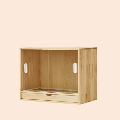 Wooden Bird Cage Parrot Pigeon Birds House with Drawers Ventilate Large Space Bird Nests Home Birds Breeding Box Aviary Pigeon