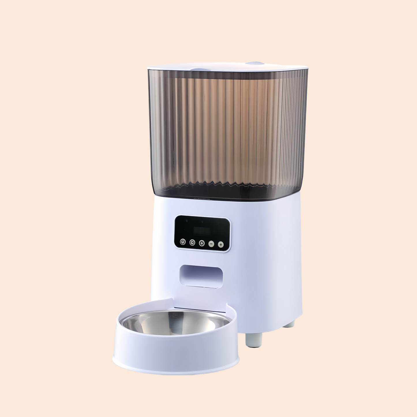 5L Pet Feeder with Camera Automatic Cat Feeder Smart Dog Food Dispenser WiFi Timing Quantitative Stainless Steel Feeding Bowl