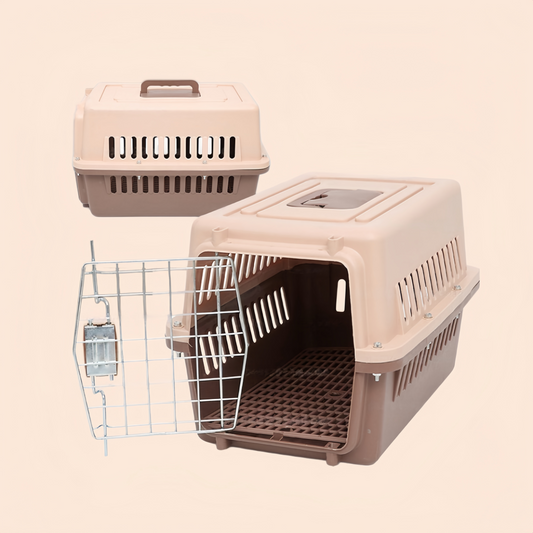 Outdoor Large Plastic Cat CageLarge Airline Pet CageCat Shipping Box Portable Pet Supplies