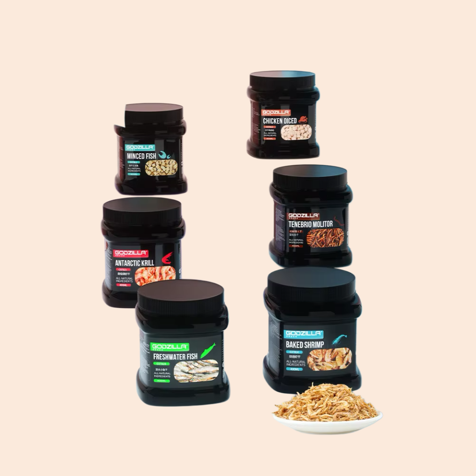 Thrushcross Turtle Snacks Freshwater Small Fish Dried Shrimp Dried Hamster Bread Worm Dried Hamster Snacks