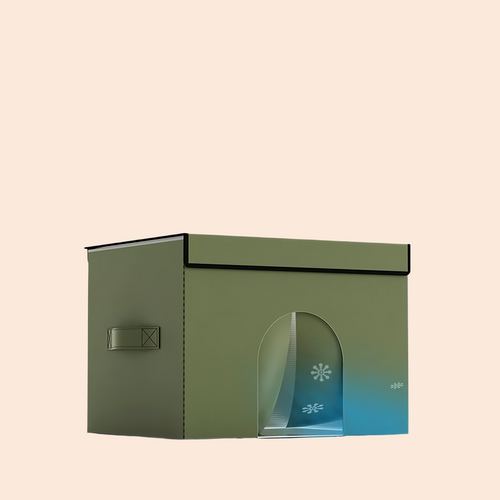 Cooling Outdoor Cat House Portable Cat Air Conditioning House Cold Sleeping Enclosure Pet Supply For Travel Indoor Bedroom