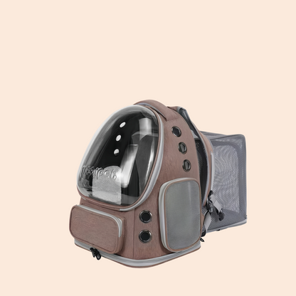 Expandable Large Capacity Pet Cat Carrying Bag Breathable Backpacks For Small Dogs Cats Outgoing Travel Airline Transport