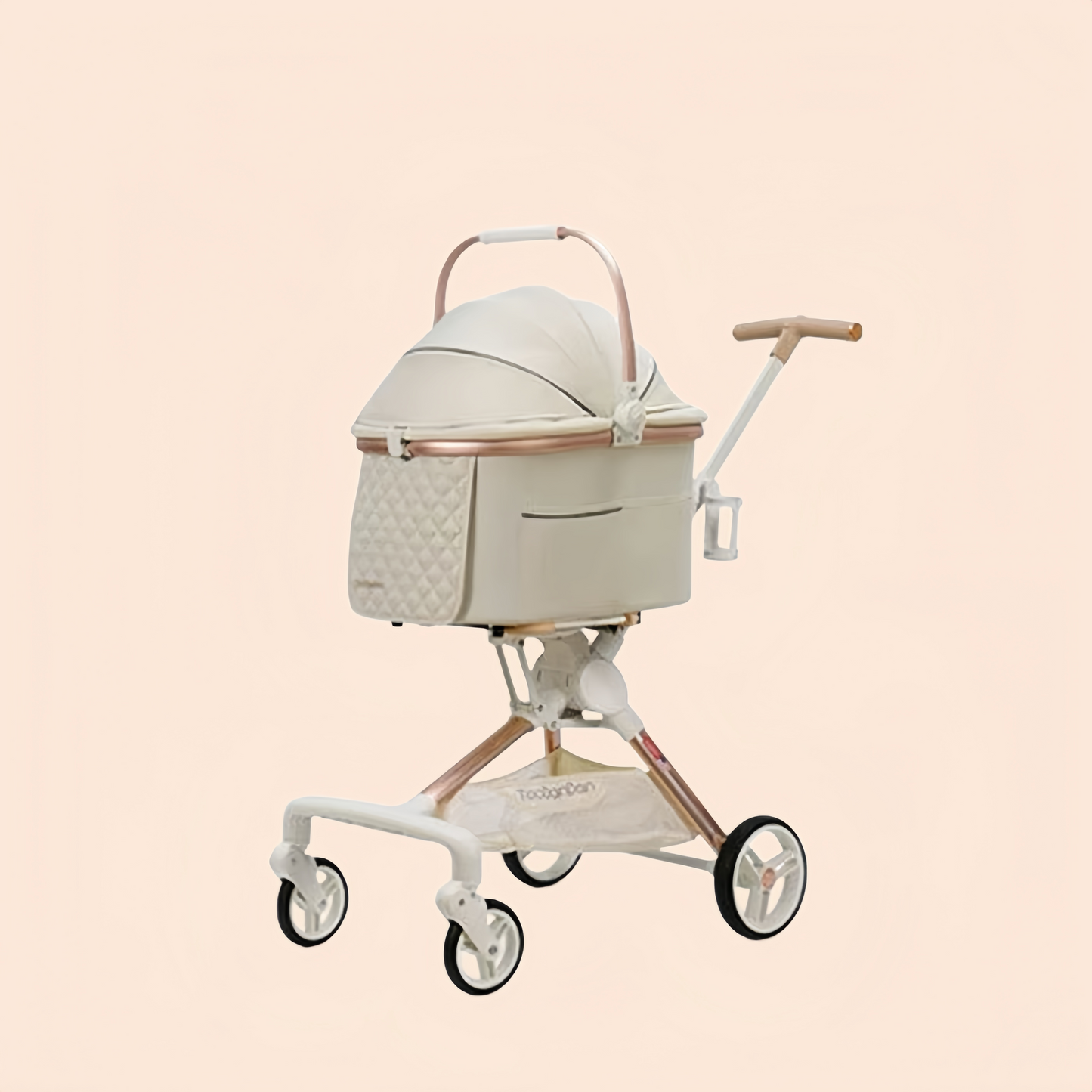 Foldable Pet Cart Strollers Basket Change Direction Medium Dogs Strollers Detachable Cat Dog Trolley Carrier Wheels Outdoor