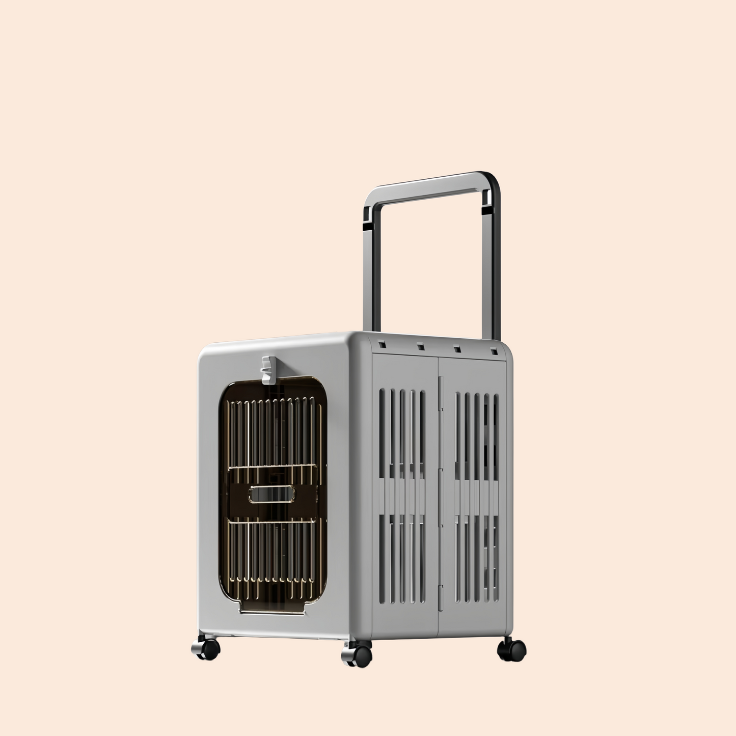 Pet supplies Outdoor cat out cat box breathable air box puppy pet supplies universal wheel pull rod box out of cage air