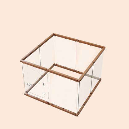 Acrylic Pet Fence with Insulation Dog Cage Transparent Dog Kennel for Indoor Dogs Crate furniture DIY Freely Combined House