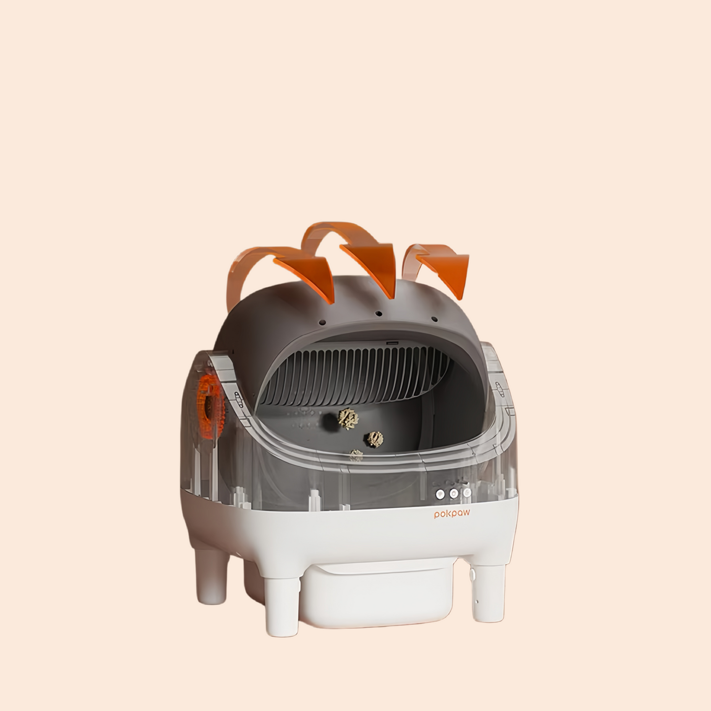 Pokpaw CL16 Smart Cat Litter Box with App Control 76L Self-cleaning Automatic Semi Enclosed Cat Litter Box Cat Toilet Supplies